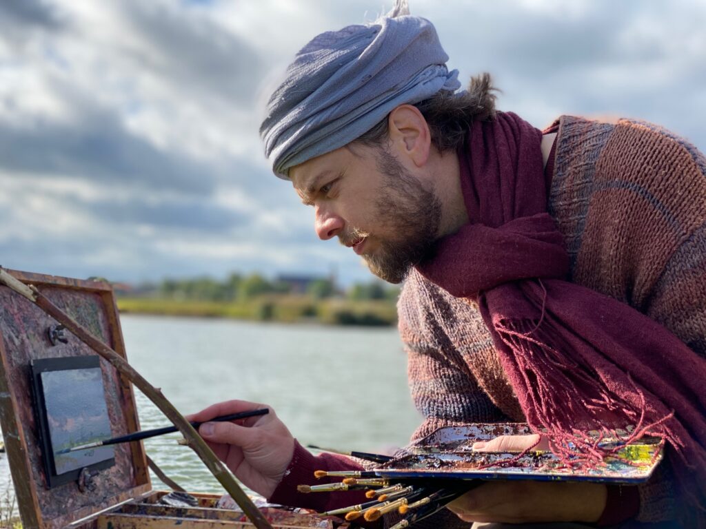 Daniel Douglas schildert de IJssel 