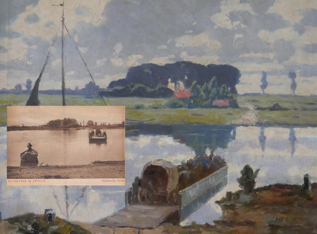 Katerveer Zwolle - schilderij Alfred Streubel
