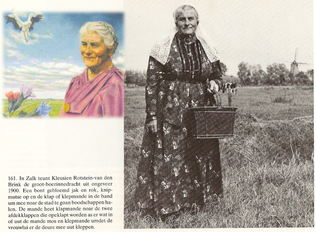 Klazien uit Zalk klederdracht