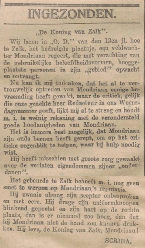 Koning van Zalk -Delpher