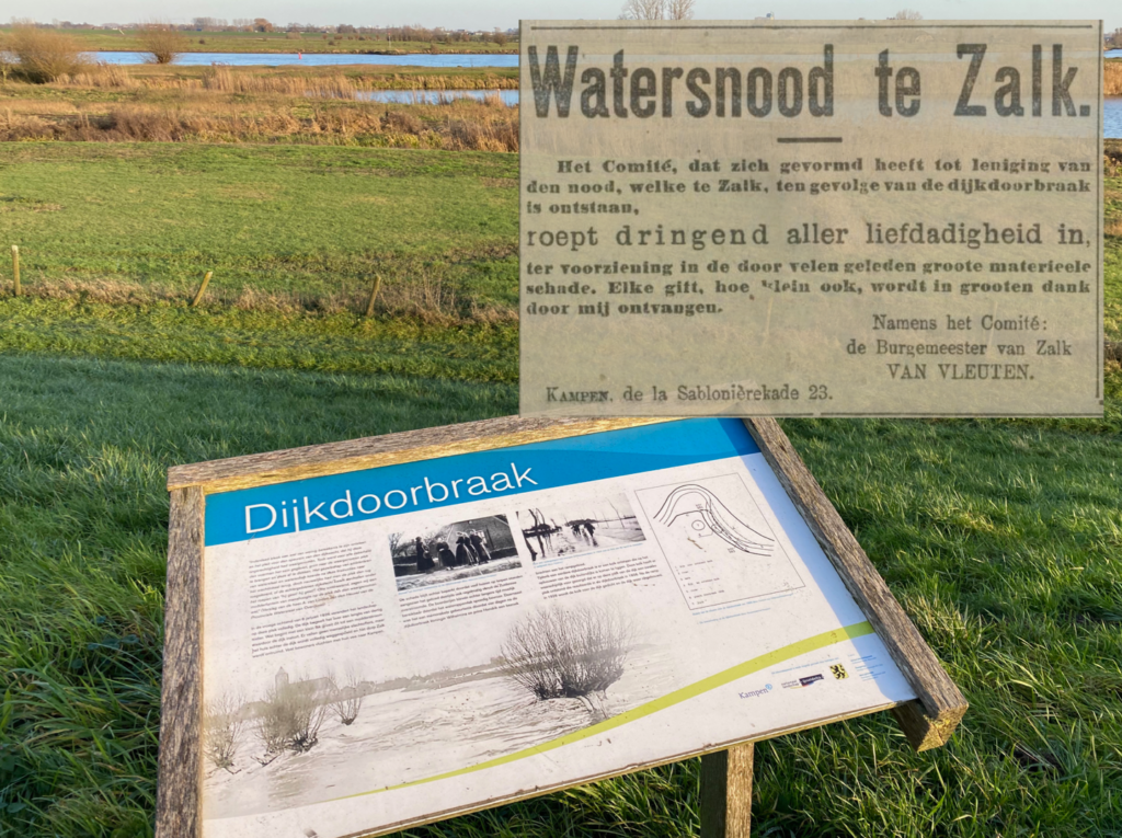Zalk herinnering watersnood