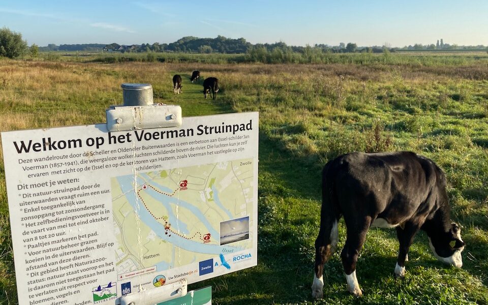 Voermanpad geliefde wandelroute langs de IJssel in Zwolle