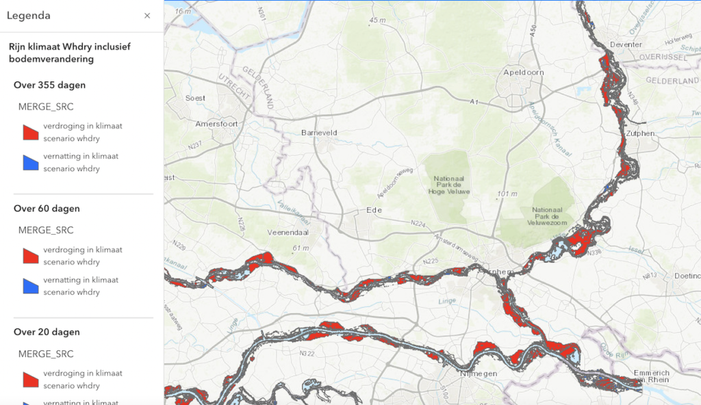 droogte langs rivieren risicokaart Rivierverhalen