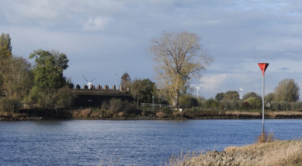 windmolens in het stroomgebied van de IJssel