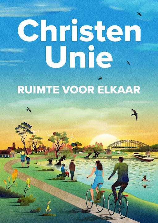 rivier op poster ChristenUnie Provinciale Statenverkiezingen 2023