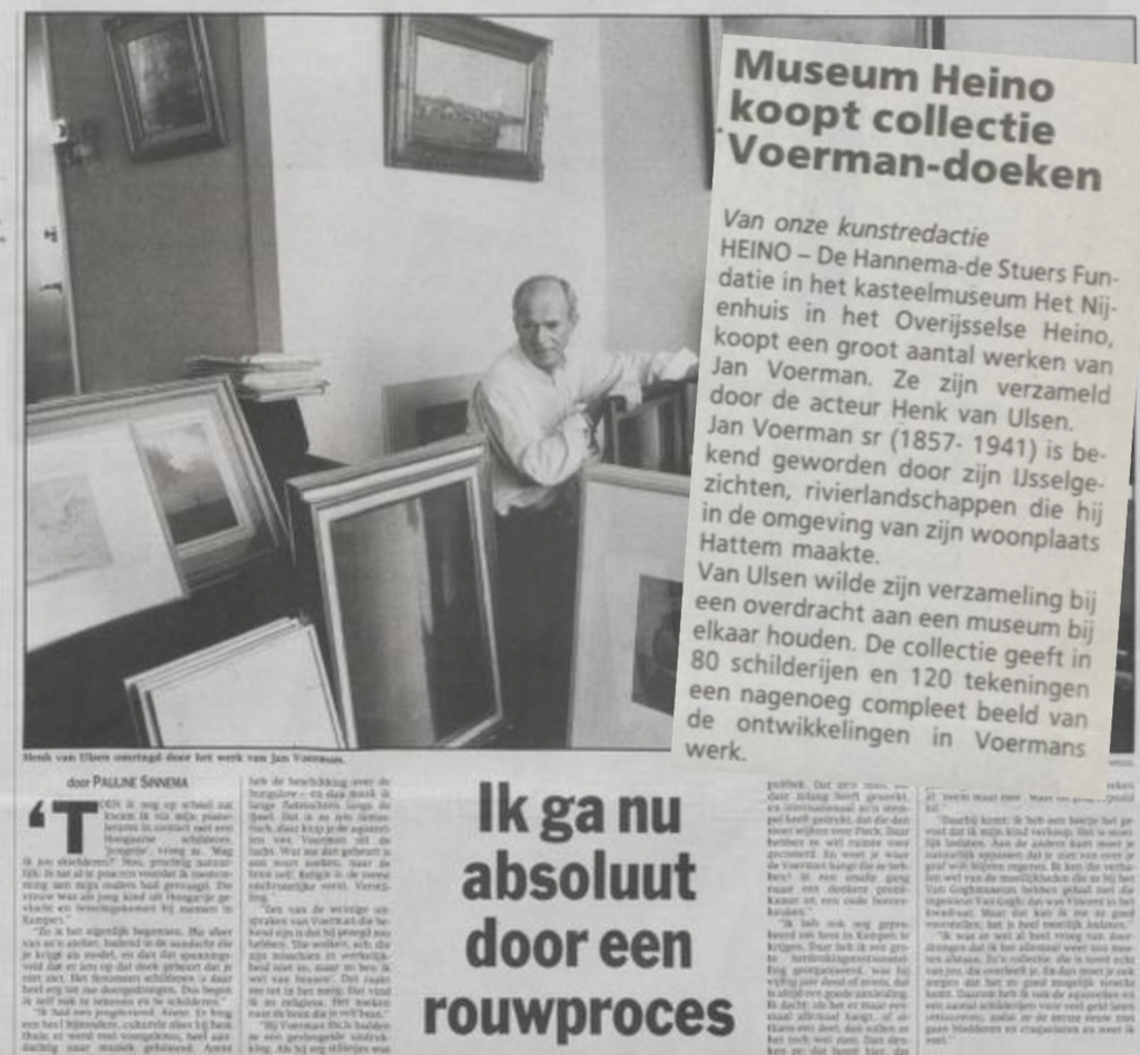 Henk van Ulsen over Jan Voerman 