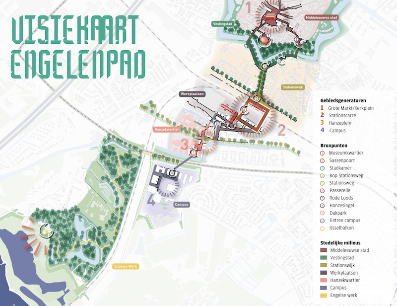 Engelenpad Zwolle IJssel zomer 2023