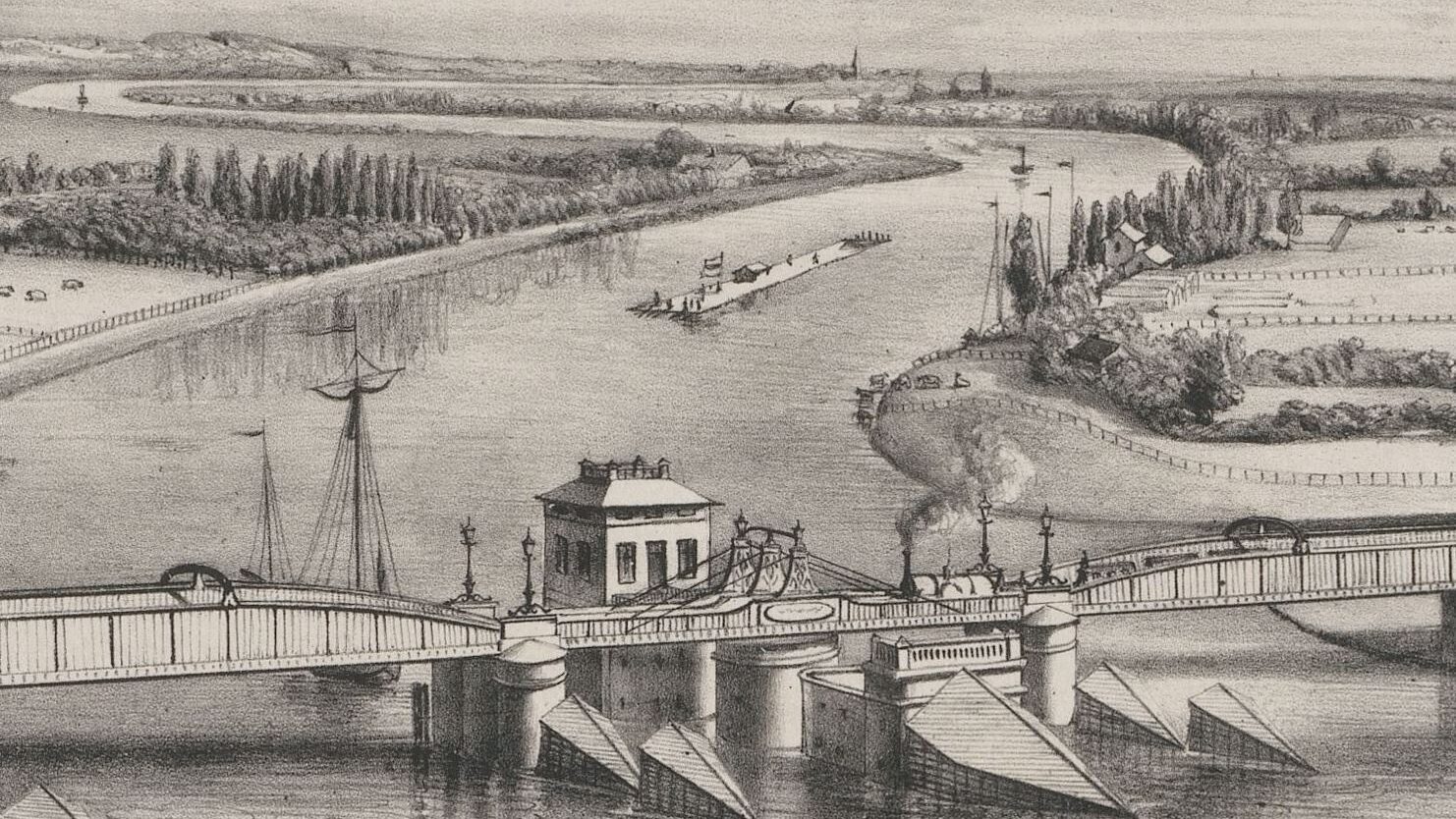 vlotters op de IJssel bij Westervoort